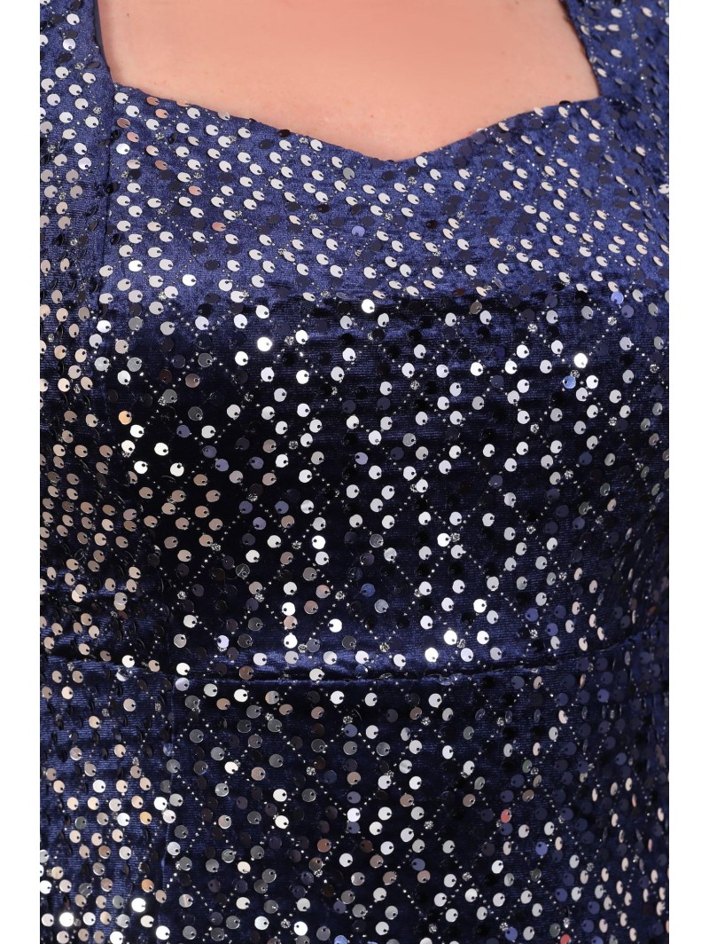 Длинное платье с чешуей Длинное платье с чешуей