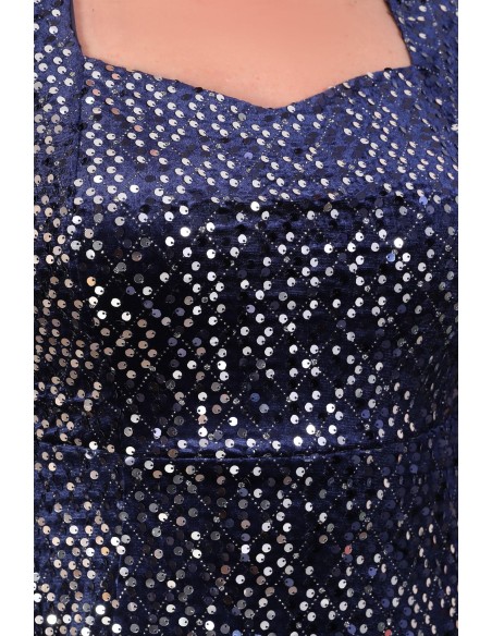 Длинное платье с чешуей