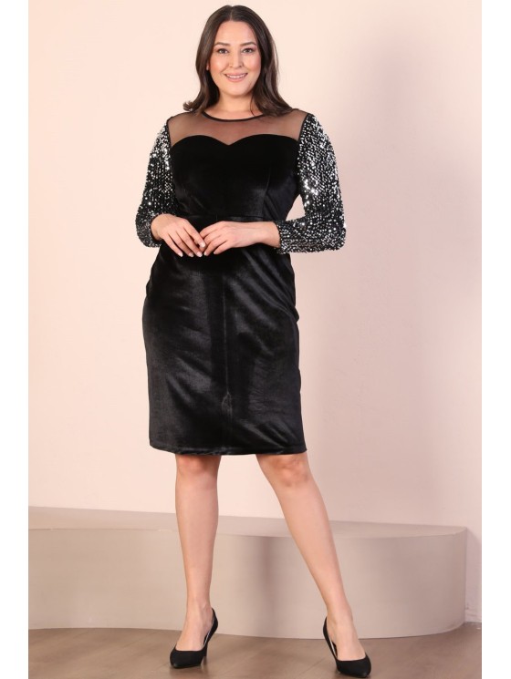 Skaista velūra kleita 2