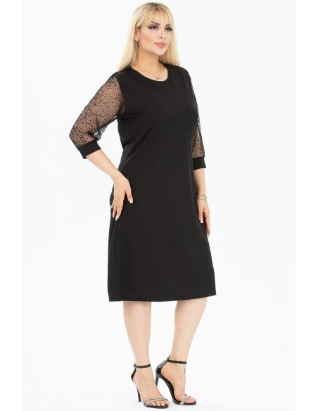 Juoda klasikinė suknelė