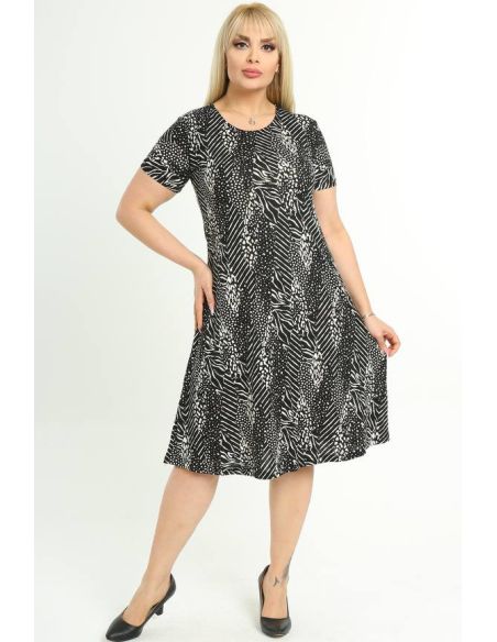 Suknelė trumpomis rankovėmis