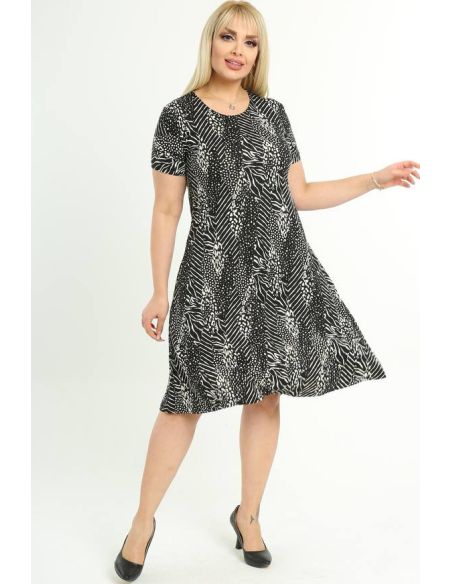 Suknelė trumpomis rankovėmis