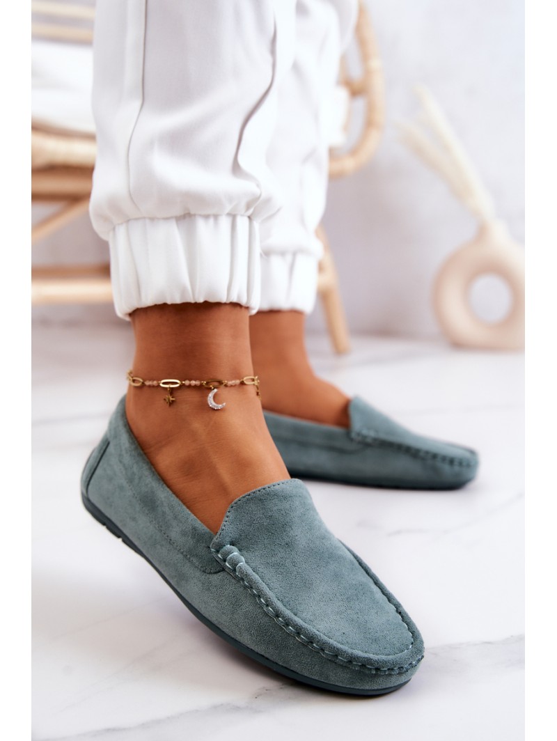 Women s Loafers Suede Mint Morreno