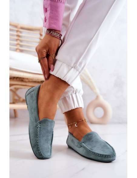 Women s Loafers Suede Mint Morreno