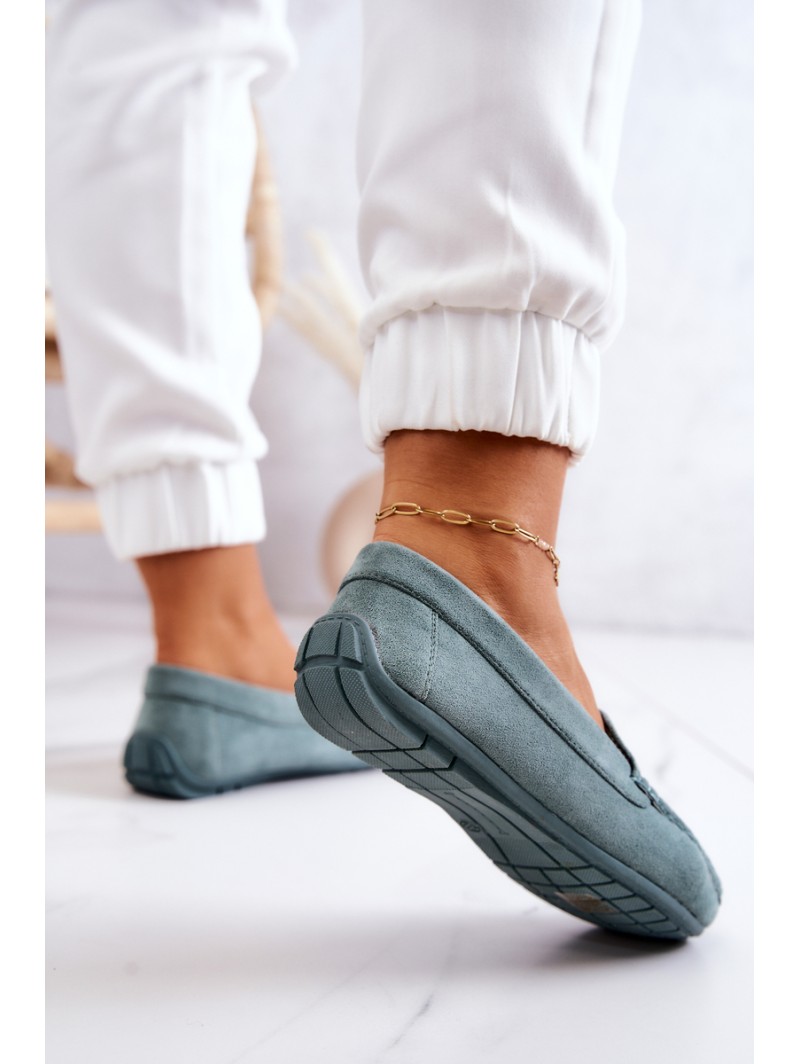Women s Loafers Suede Mint Morreno