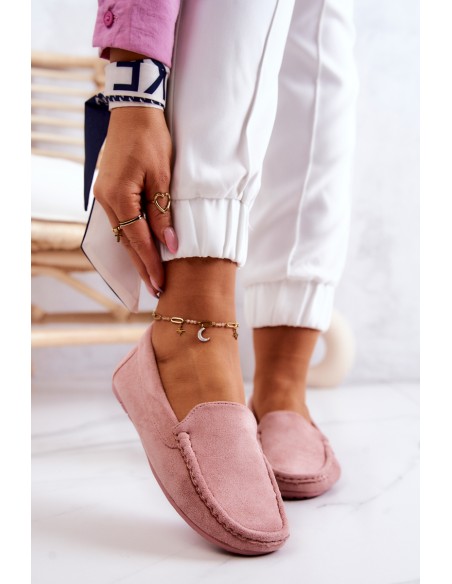 Women s Loafers Suede Pink Morreno