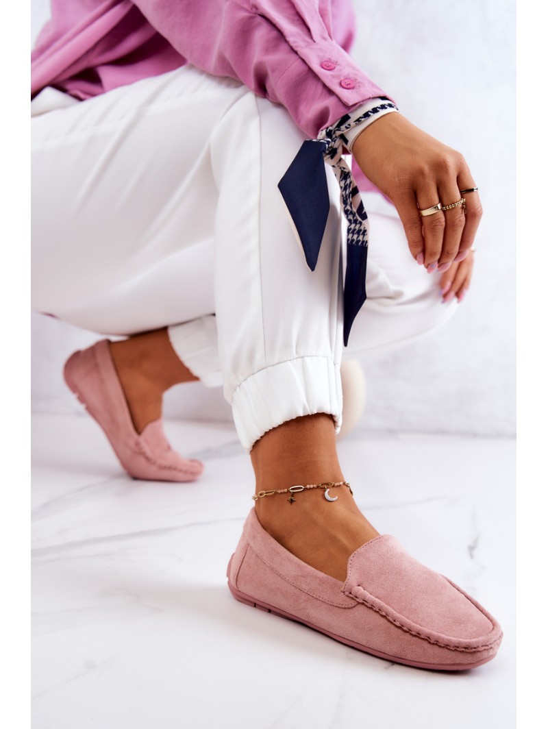 Women s Loafers Suede Pink Morreno