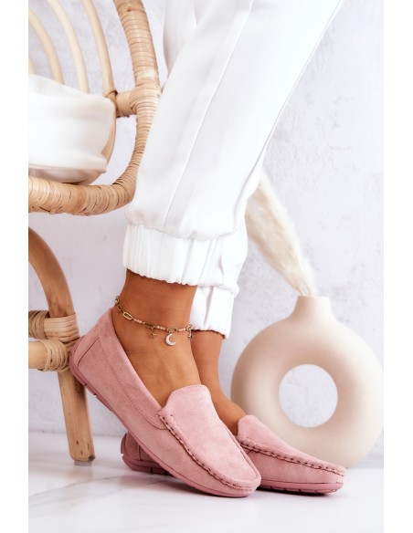 Moteriški zomšiniai zomšiniai rožiniai Morreno