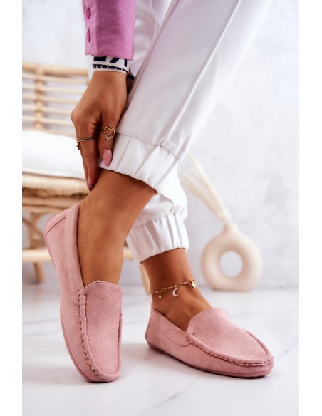 Women s Loafers Suede Pink Morreno