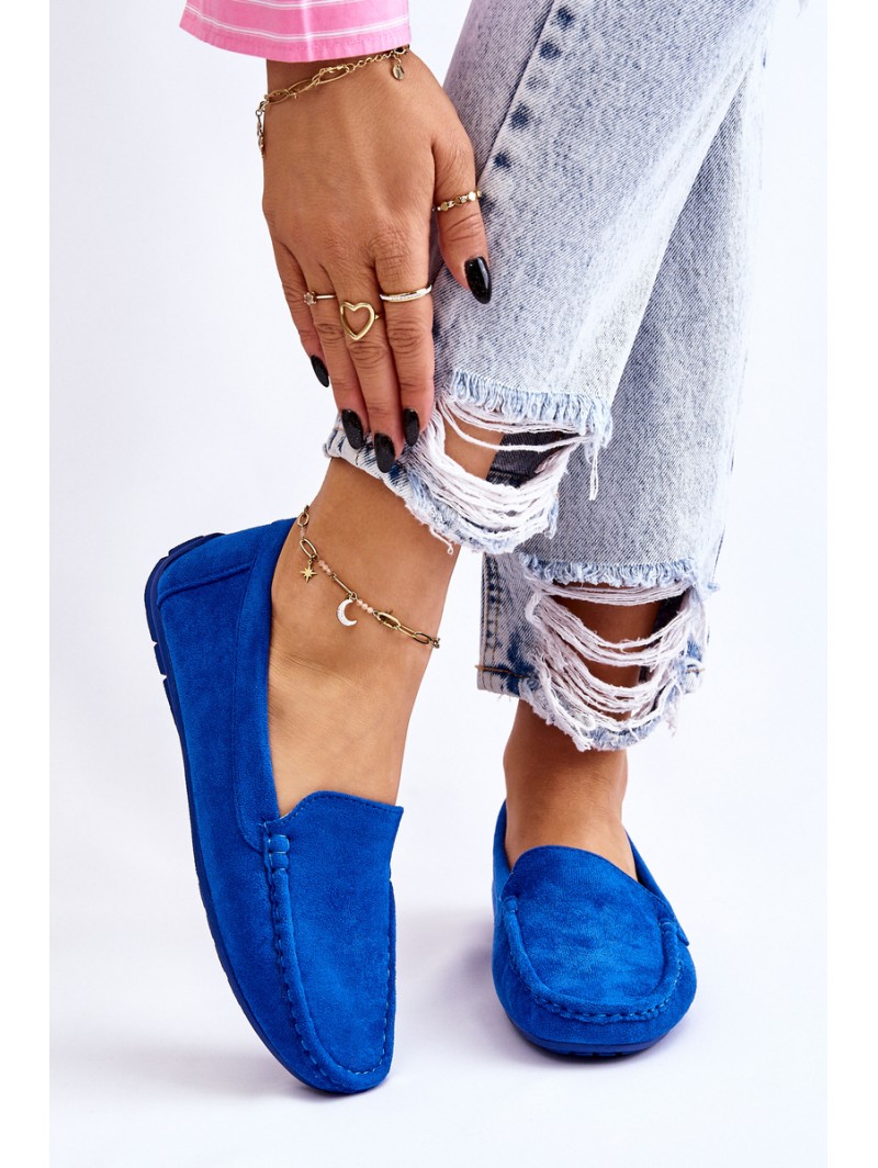 Women s Loafers Suede Blue Morreno