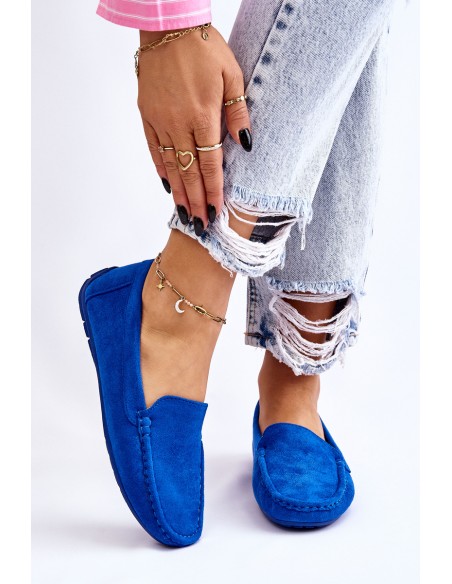 Women s Loafers Suede Blue Morreno
