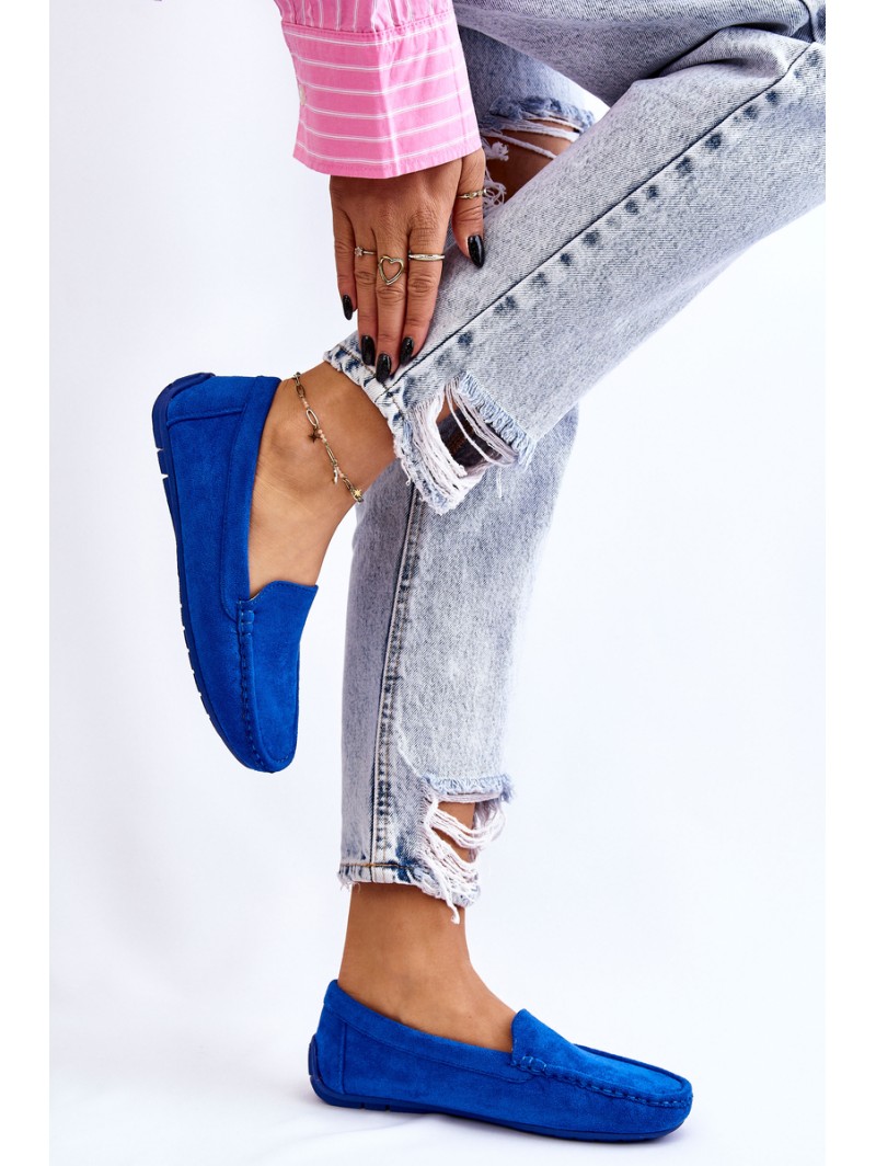 Women s Loafers Suede Blue Morreno