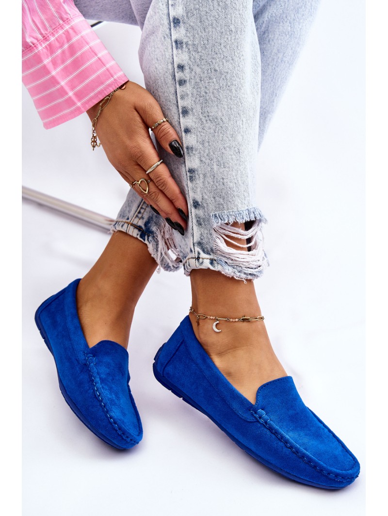 Women s Loafers Suede Blue Morreno