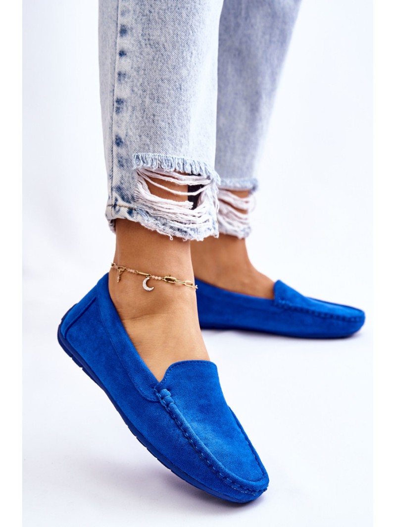 Women s Loafers Suede Blue Morreno