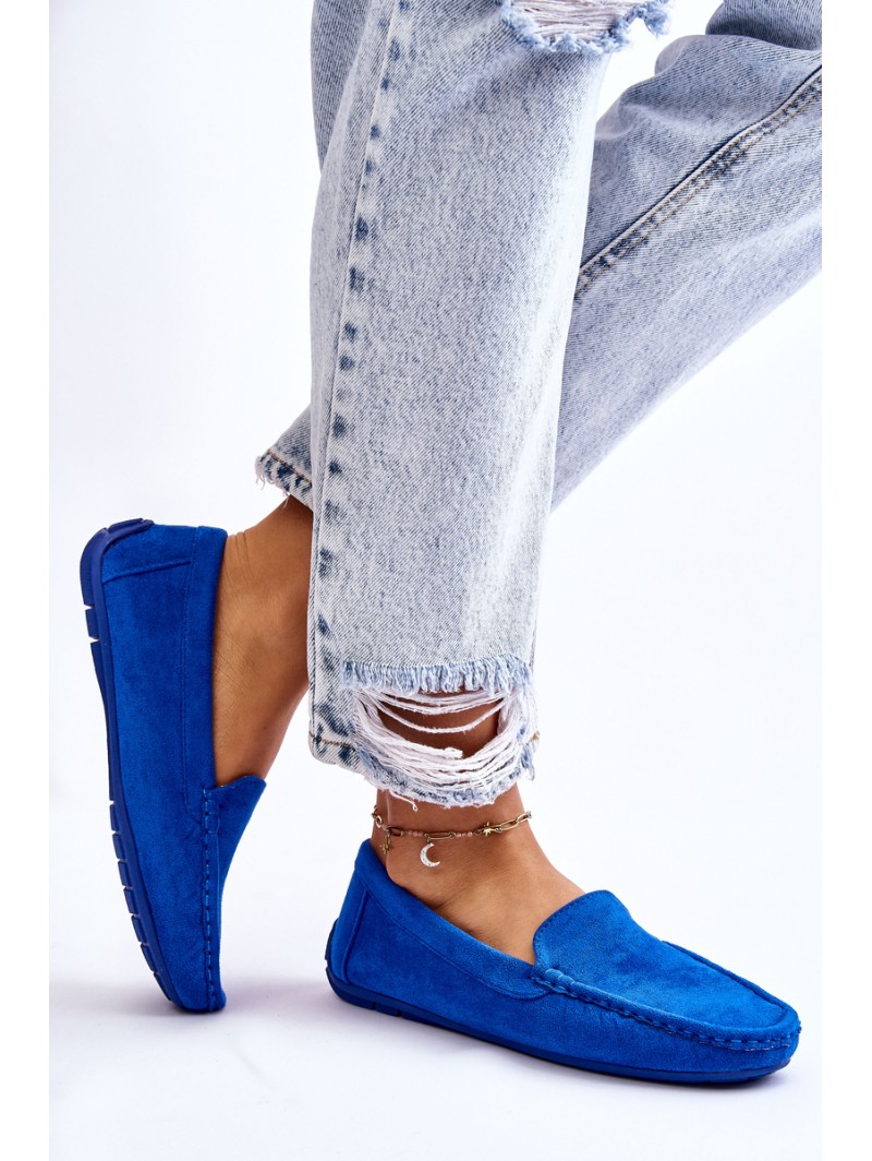 Women s Loafers Suede Blue Morreno