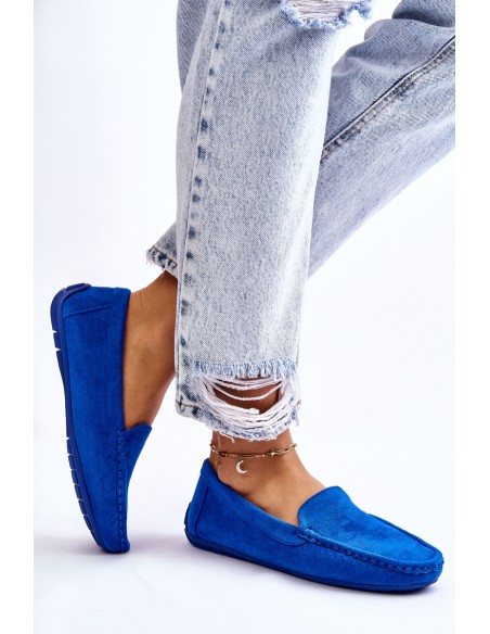 Women s Loafers Suede Blue Morreno