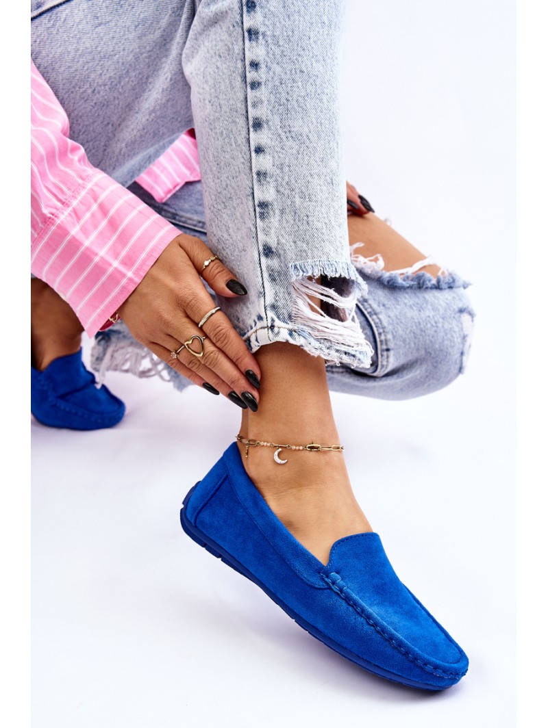 Women s Loafers Suede Blue Morreno