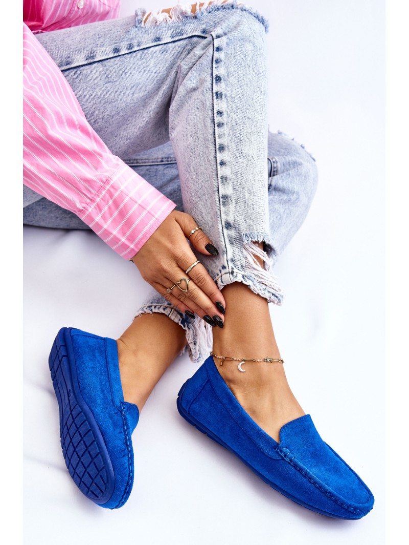 Women s Loafers Suede Blue Morreno