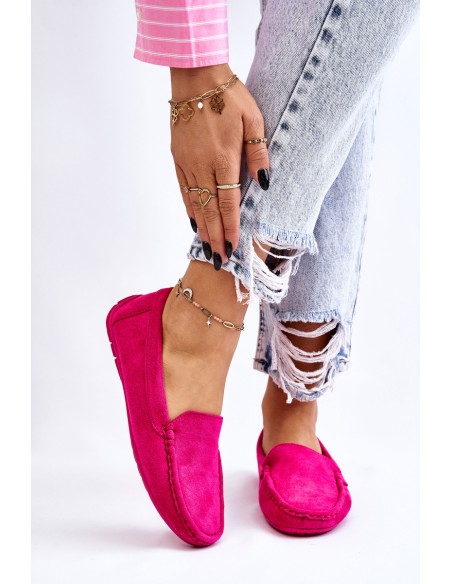 Women s Loafers Suede Fuchsia Morreno
