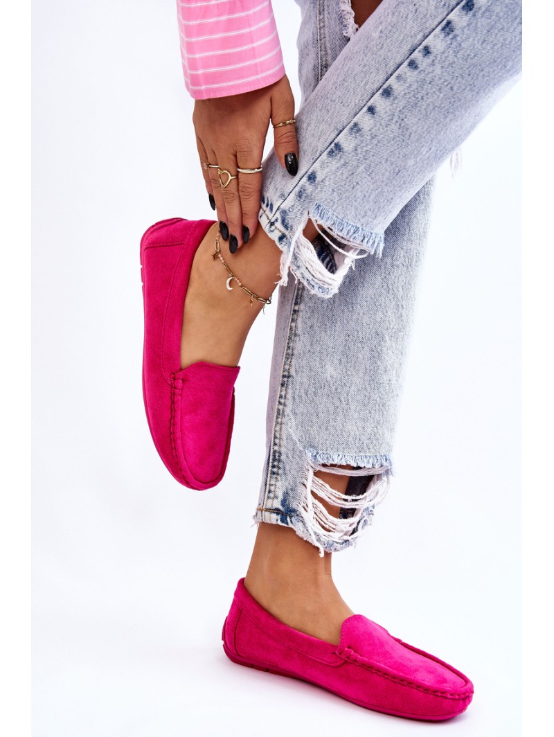 Women s Loafers Suede Fuchsia Morreno