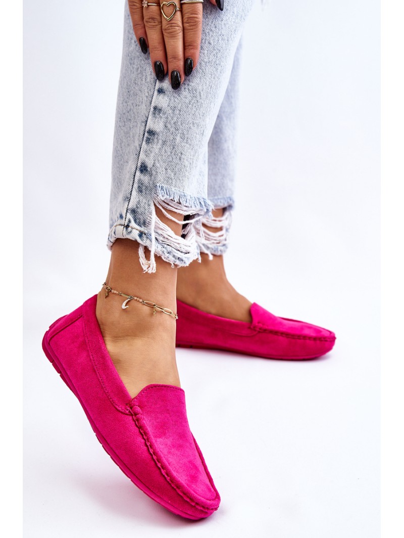 Women s Loafers Suede Fuchsia Morreno