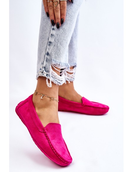 Women s Loafers Suede Fuchsia Morreno