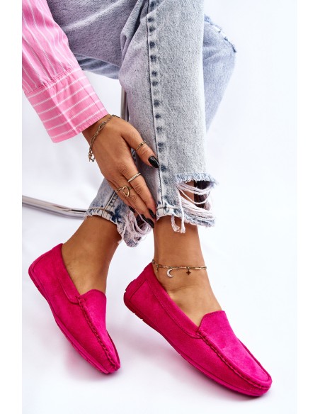 Women s Loafers Suede Fuchsia Morreno