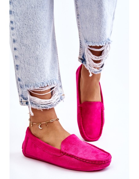 Women s Loafers Suede Fuchsia Morreno