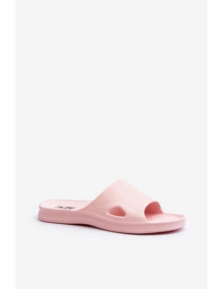 Klasikinės rožinės moteriškos šlepetės