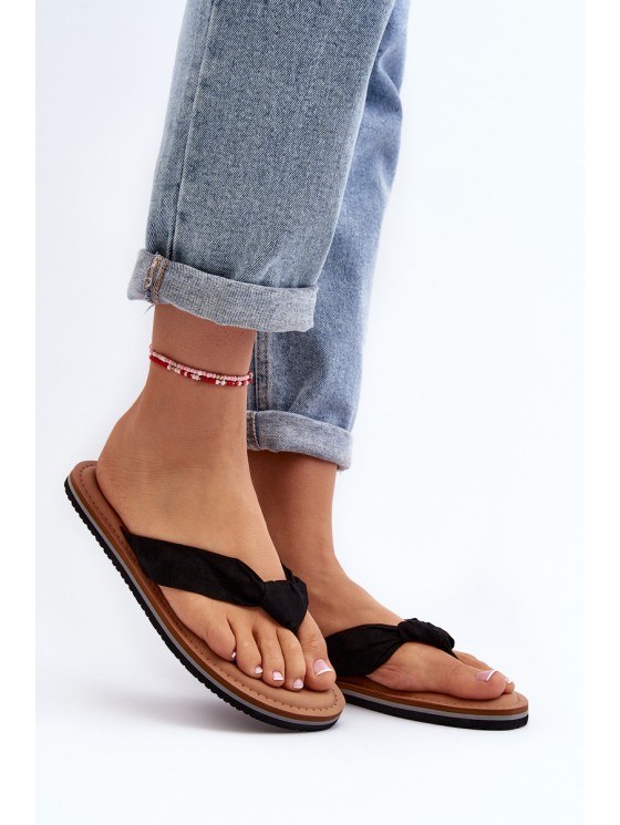 Women's Flip-flops Big Star LL274625 Black 2