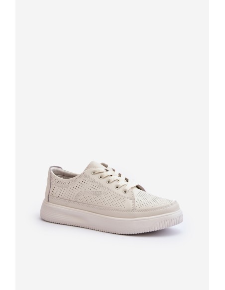 Women's Leather Sports Shoes Sneakers White Failla