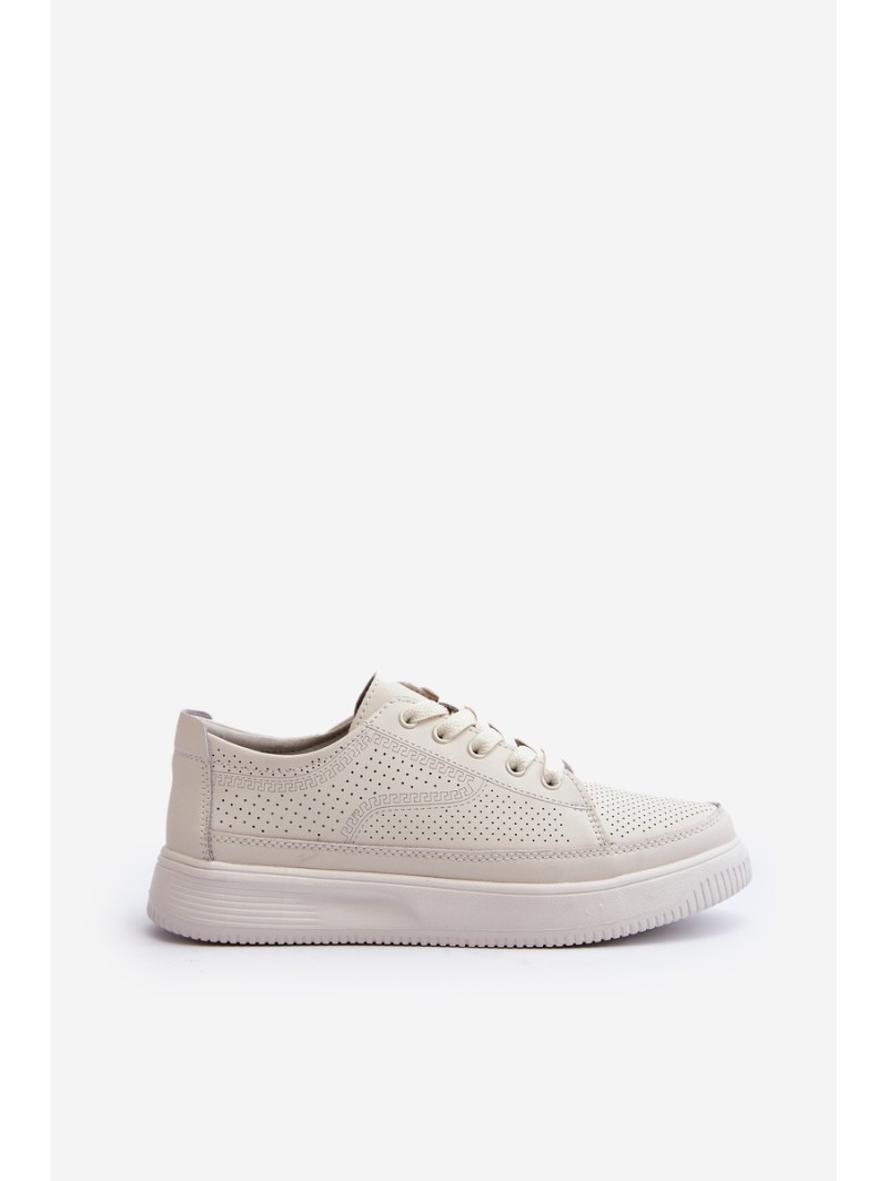 Women's Leather Sports Shoes Sneakers White Failla