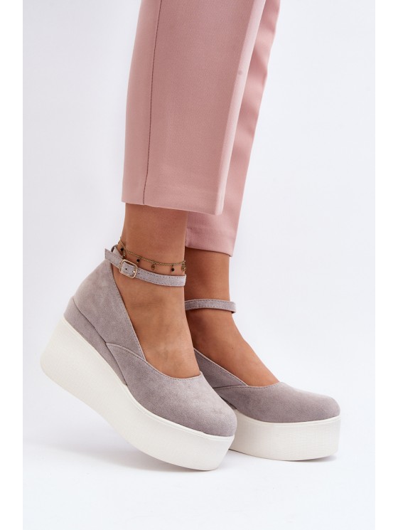 Moteriškos pilkos spalvos espadrilės 2