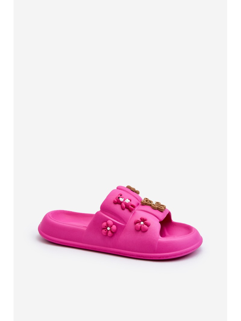 Women's Foam Slippers with Decorations Fuchsia Cambrina