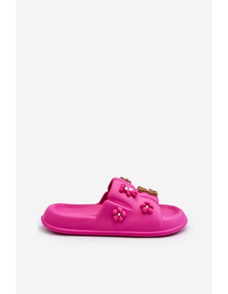 Women's Foam Slippers with Decorations Fuchsia Cambrina