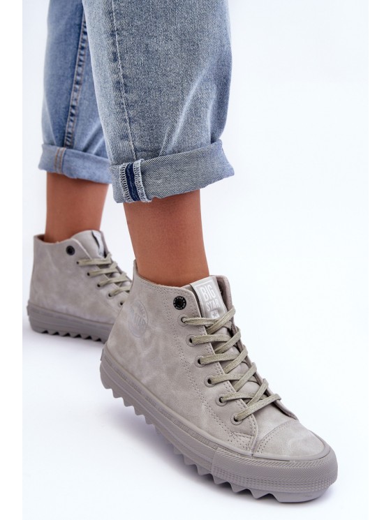 Women's Sneakers Big Star High Warm Grey GG274070 2
