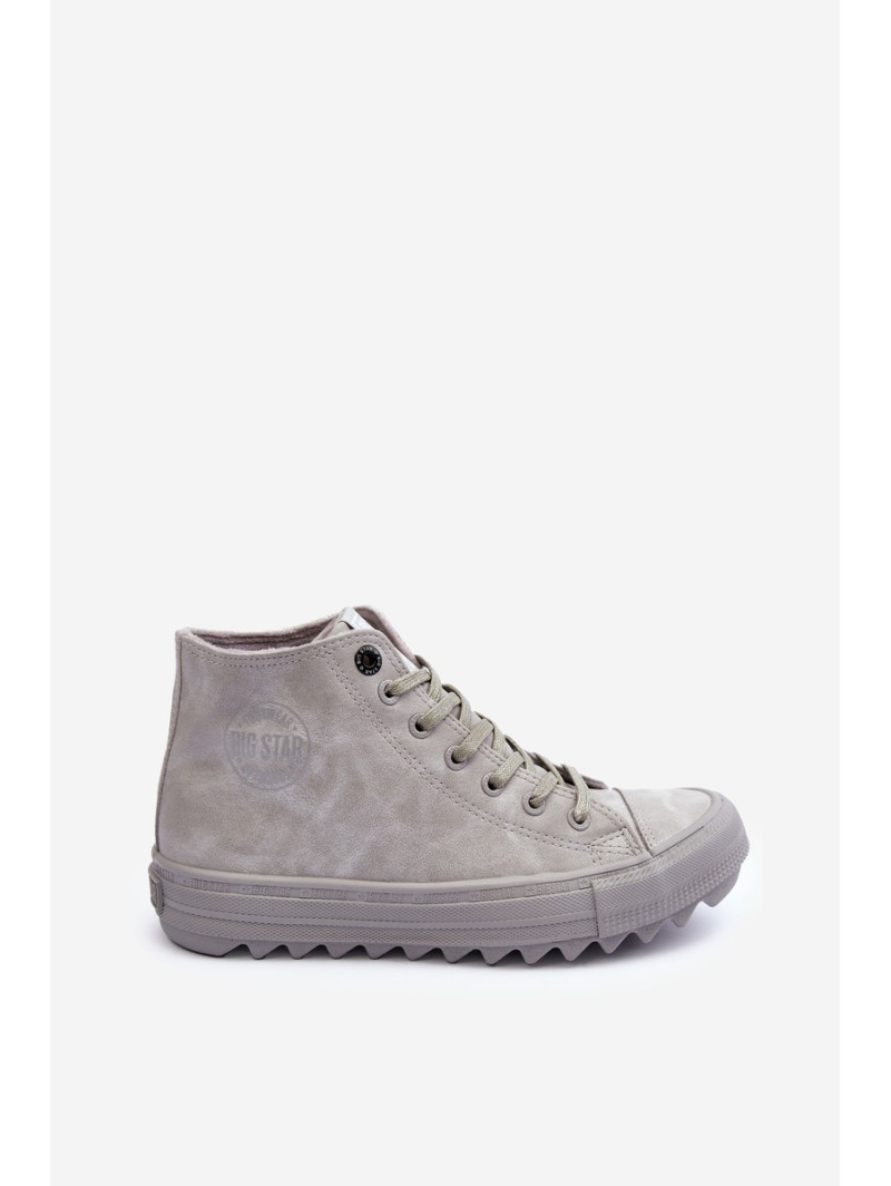 Women's Sneakers Big Star High Warm Grey GG274070