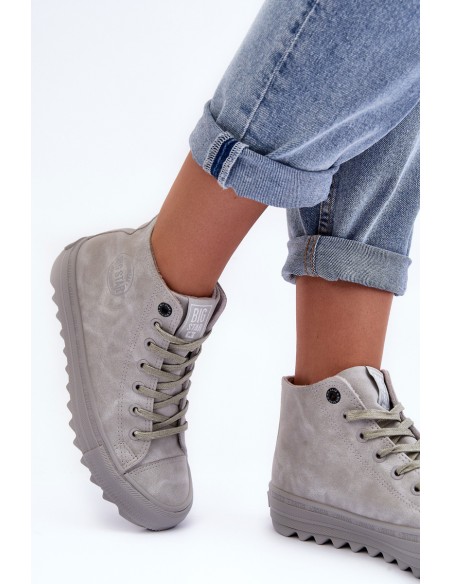 Women's Sneakers Big Star High Warm Grey GG274070