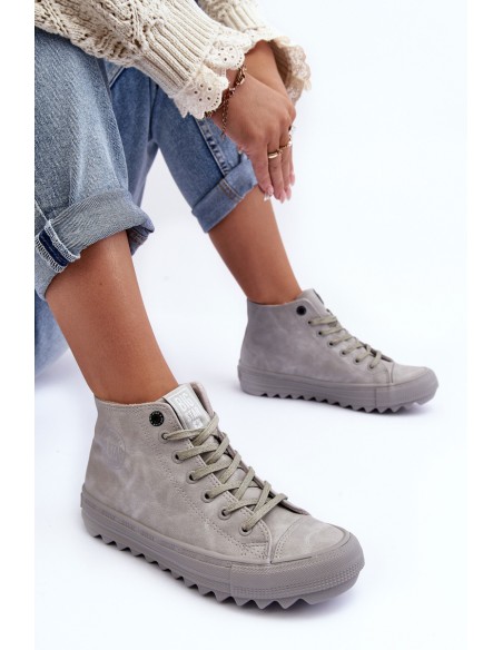 Women's Sneakers Big Star High Warm Grey GG274070