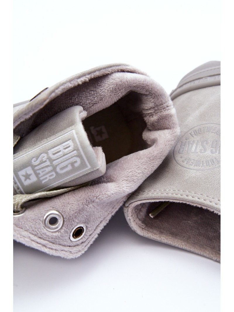 Women's Sneakers Big Star High Warm Grey GG274070