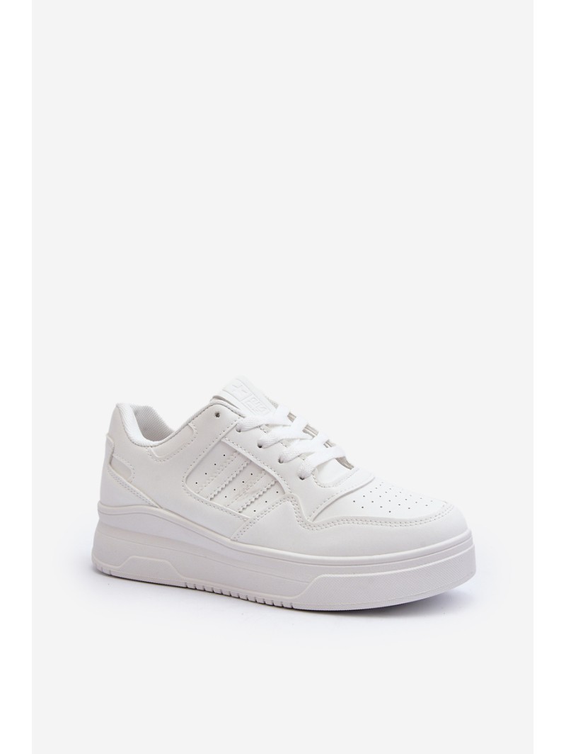 Women's White Sports Sneakers Frutesa