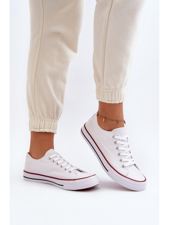 Women's Classic Sneakers Black and White Ecoma 2