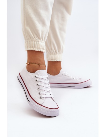 Women's Classic Sneakers Black and White Ecoma