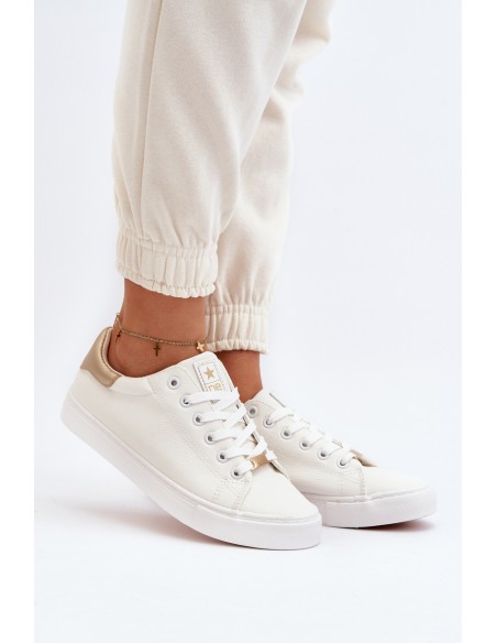 Women's sneakers made of eco leather white Tiraelle