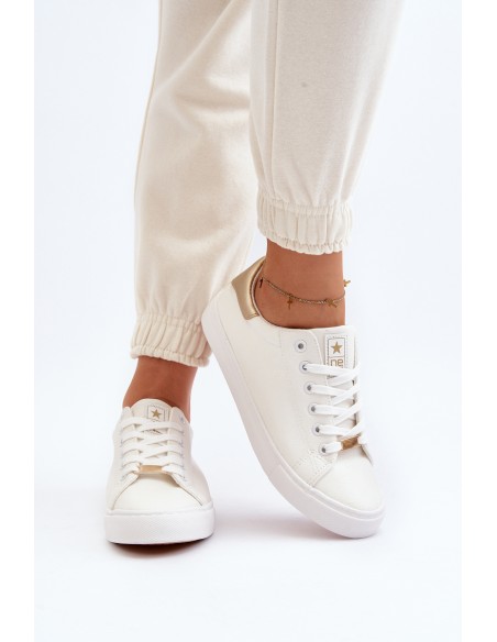 Women's sneakers made of eco leather white Tiraelle