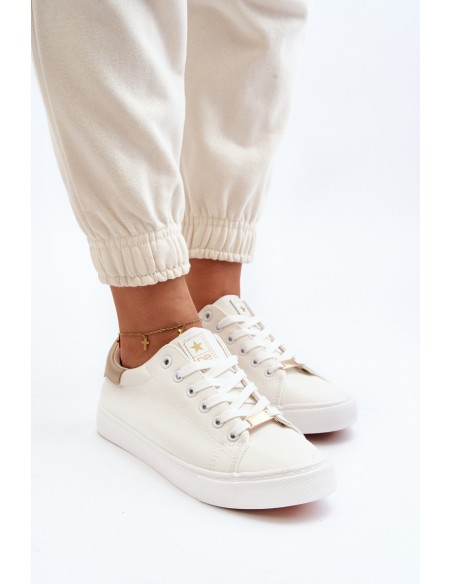 Women's sneakers made of eco leather white Tiraelle
