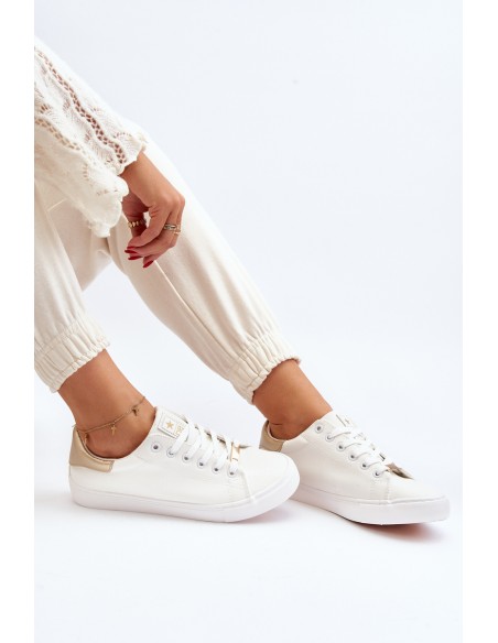 Women's sneakers made of eco leather white Tiraelle