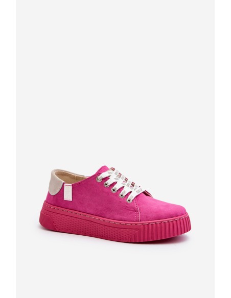 Women's sneakers MEMORY FOAM SYSTEM BIG STAR NN276004 Fuchsia