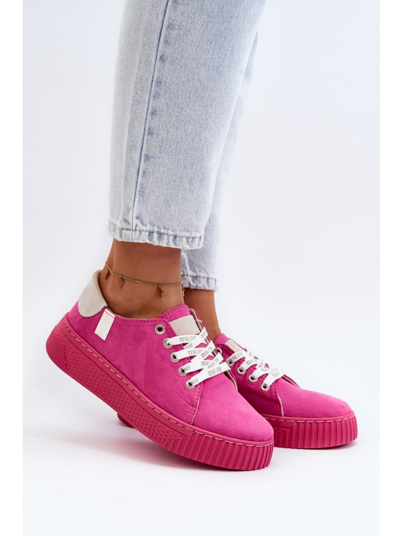 Women's sneakers MEMORY FOAM SYSTEM BIG STAR NN276004 Fuchsia Women's sneakers MEMORY FOAM SYSTEM BIG STAR NN276004 Fuchsia