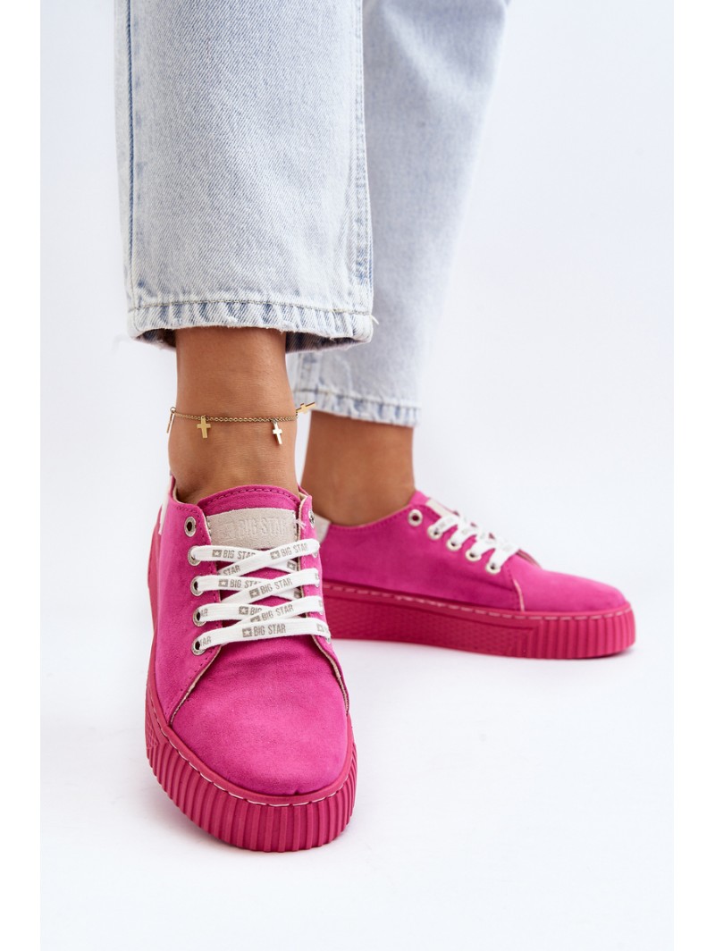 Women's sneakers MEMORY FOAM SYSTEM BIG STAR NN276004 Fuchsia Women's sneakers MEMORY FOAM SYSTEM BIG STAR NN276004 Fuchsia